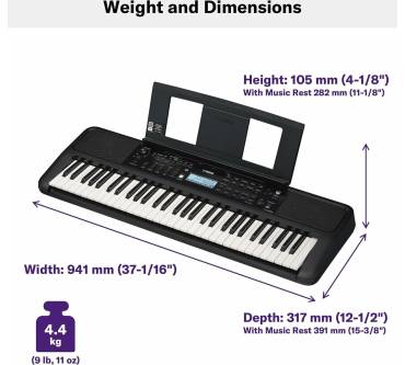 Produktbild Yamaha PSR-E383