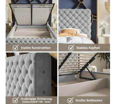 Produktbild Motivena Adelle Chesterfield Bett