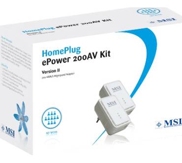 Produktbild MSI MEGA ePower 200AV Duo Kit
