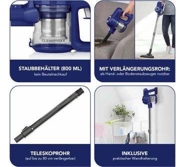 Produktbild Clean Maxx Akku-Zyklon-Staubsauger (11022)