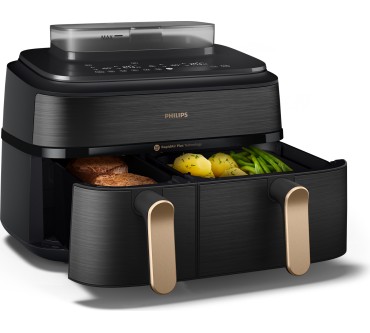 Produktbild Philips Airfryer 5000 Series Steam Dual Basket NA552/00