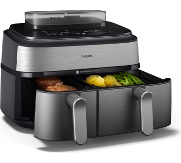 Produktbild Philips Airfryer 5000 Series Steam Dual Basket NA552/00