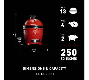 Produktbild Kamado Joe Classic Joe Serie II ( ‎KJ23NRHC)