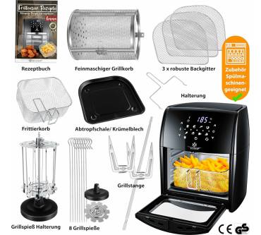 Produktbild Kesser XXL Airfryer 12L
