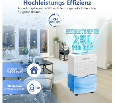 Produktbild Humsure Luftentfeuchter 25L