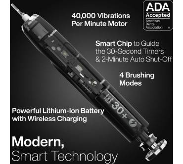 Produktbild Aquasonic Black Series Sonic Whitening Toothbrush