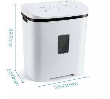 Produktbild iOCHOW 14-Blatt Aktenvernichter Kreuzschnitt