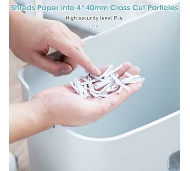 Produktbild iOCHOW 14-Blatt Aktenvernichter Kreuzschnitt