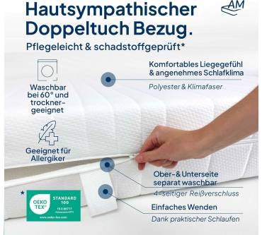 Produktbild AM-Qualitätsmatratzen Visco-Matratze