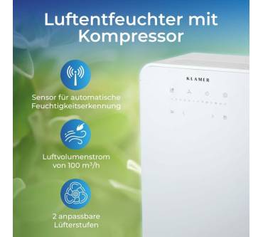 Produktbild Klamer Luftentfeuchter 12L