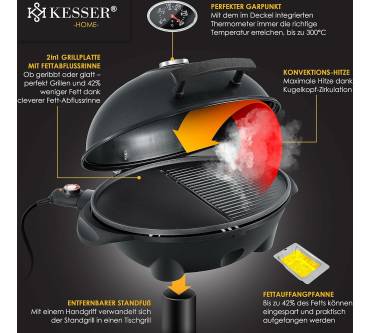 Produktbild Kesser Elektrogrill 2in1