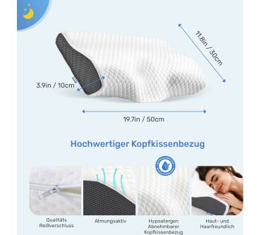 Produktbild Derila Queensize Memory Foam Kissen