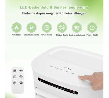 Produktbild Costway 3 in 1 Luftkühler (ES10122DE-WH-GM)