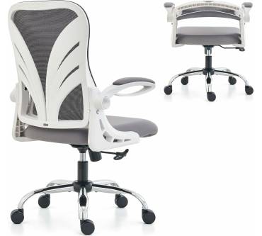Produktbild Holludle Ergonomischer Bürostuhl mit klappbarer Rückenlehne