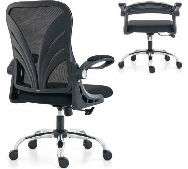 Produktbild Holludle Ergonomischer Bürostuhl mit klappbarer Rückenlehne