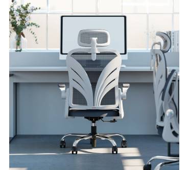 Produktbild Holludle Ergonomischer Bürostuhl mit klappbarer Rückenlehne