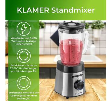 Produktbild Klamer Standmixer 1400 Watt