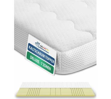 Produktbild AM-Qualitätsmatratzen 3D Deluxe Kaltschaum-Topper