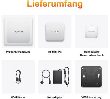 Produktbild Geekom A6