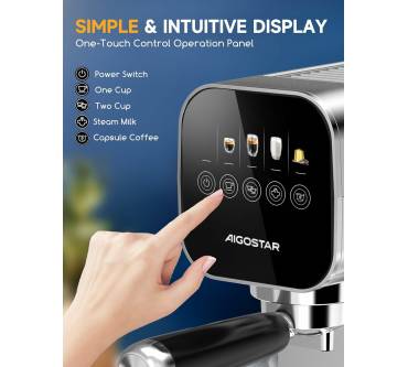 Produktbild Aigostar Espresso- und Kapselmaschine