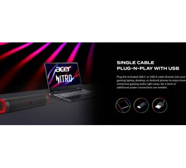 Produktbild Acer Nitro Gaming Soundbar