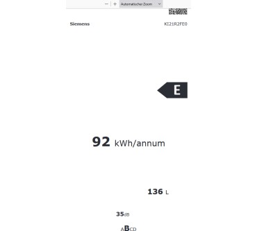 Produktbild Siemens iQ300 KI21R2FE0