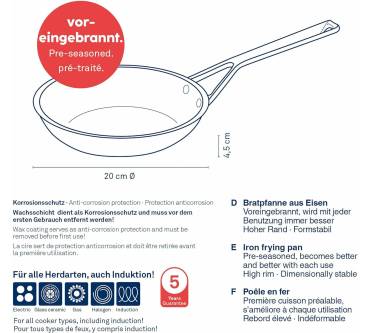 Produktbild KELA Ruvido Eisenpfanne