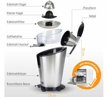 Produktbild Lebenlang Elektrische Orangenpresse LBL833