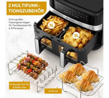 Produktbild Llivekit Heißluftfritteuse 10L