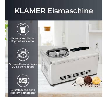 Produktbild Klamer Eismaschine Pro 2L