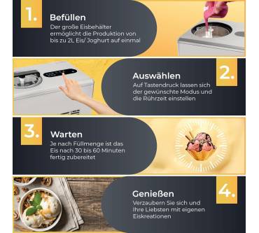 Produktbild Klamer Eismaschine Pro 2L