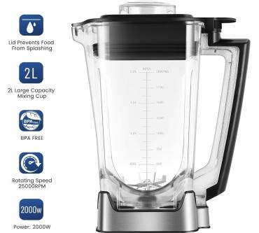 Produktbild Vpcok Direct Hochleistungsmixer 2000W