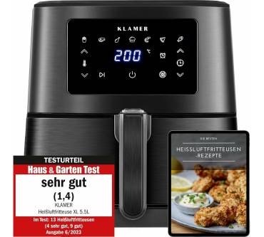 Produktbild Klamer Heißluftfritteuse XL