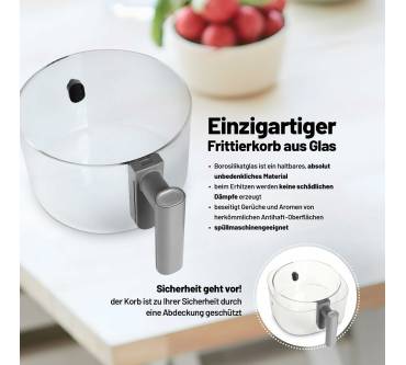 Produktbild Lauben Glass&Grill Air Fryer 3in1 5500BG