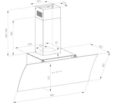Produktbild Respekta Alia CH55090SA++