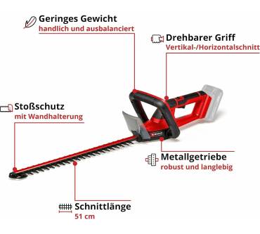 Produktbild Einhell GC-CH 18/50 Li-Solo
