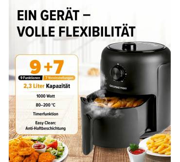 Produktbild Gourmetmaxx Heißluftfritteuse 2.3l