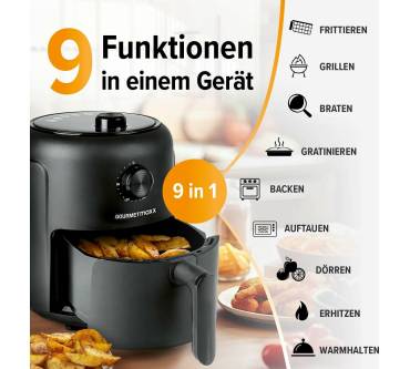 Produktbild Gourmetmaxx Heißluftfritteuse 2.3l