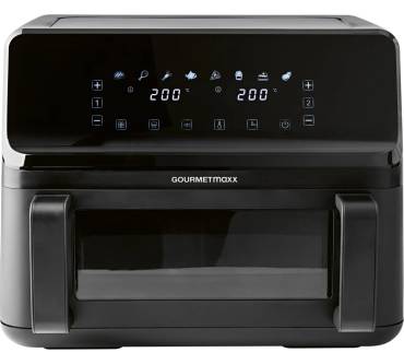 Produktbild Gourmetmaxx Vario-Doppelkammer Heißluftfritteuse 9L