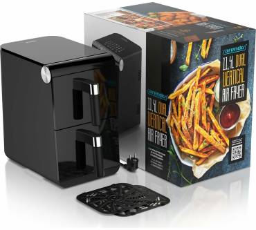 Produktbild Arendo Dual Vertical Airfryer mit Sichtfenster