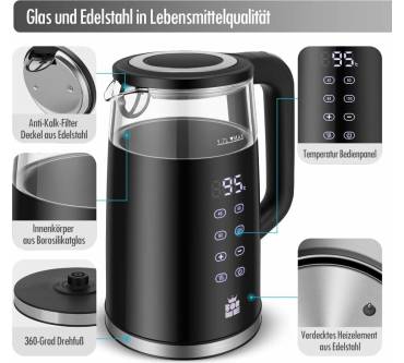 Produktbild ForMe 4017 - Glas Wasserkocher