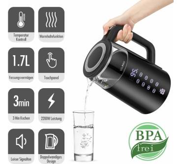 Produktbild ForMe 4017 - Glas Wasserkocher