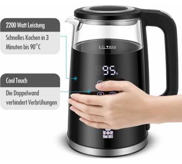 Produktbild ForMe 4017 - Glas Wasserkocher