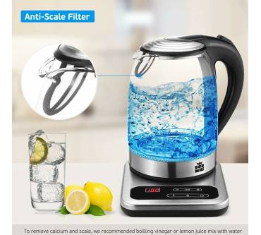 Produktbild ForMe ‎1017 - Elektrischer Wasserkocher aus Glas
