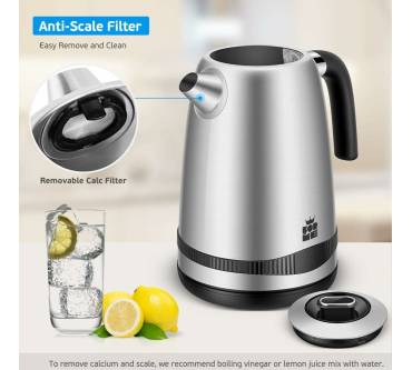 Produktbild ForMe 817 - Elektrischer Wasserkocher aus Edelstahl