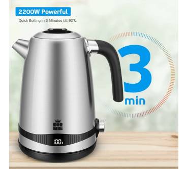 Produktbild ForMe 817 - Elektrischer Wasserkocher aus Edelstahl