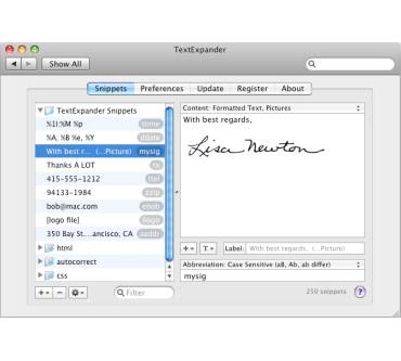 Produktbild SmileOnMyMac TextExpander 2.6.1
