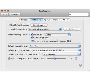 Produktbild SmileOnMyMac TextExpander 2.6.1