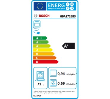 Produktbild Bosch Serie 4 HBA271BB3