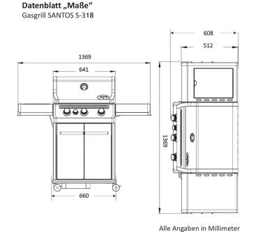 Produktbild Santos Grills S-318 Pro